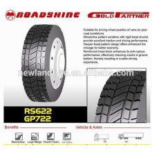 Roadshine Marke 12R22.511R24.5 295 / 75R2213R22.5 295 / 80R22.5 Cooper Reifenfabrik TBR Reifen Alle Radialstahlreifen für LKW